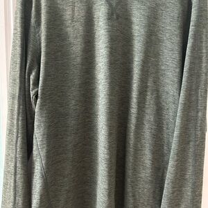 NWOT Olive Microfleece Unisex Long Sleeve Pullover